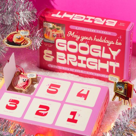 Googly Bright Holiday Ornament Countdown Calendar [KSIĄŻKA]