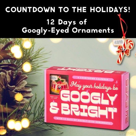Googly Bright Holiday Ornament Countdown Calendar [KSIĄŻKA]