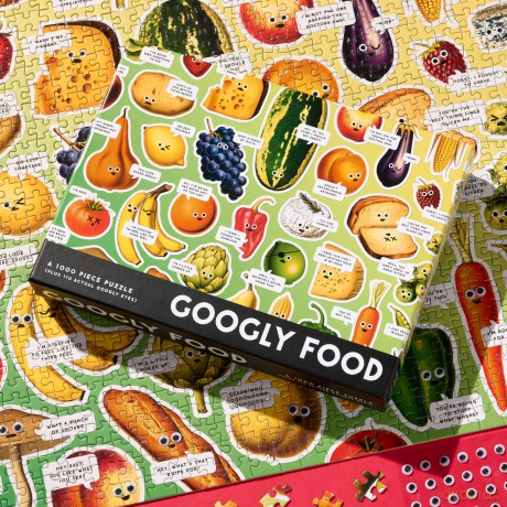 Googly Food 1000 Piece Puzzle [KSIĄŻKA]