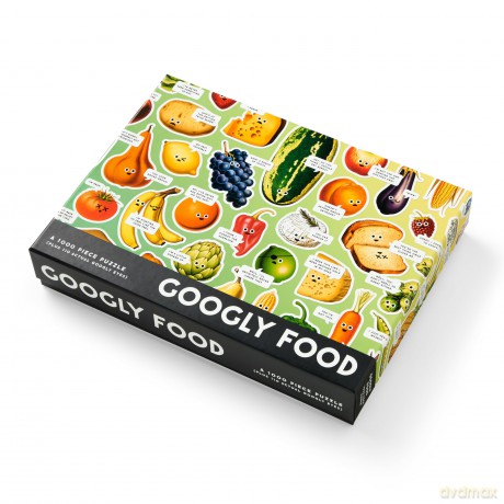 Googly Food 1000 Piece Puzzle [KSIĄŻKA]