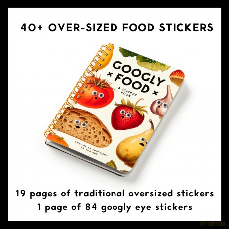 Googly Food Sticker Book [KSIĄŻKA]