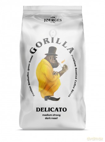Hochwertige Bohnenmischung Aus: Gorilla Espresso Delicato 1kg Bohnen