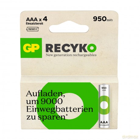 Gp: GP Akku AAA Micro NiMH 950 mAh 1,2V ReCy