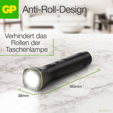 Gp: GP C107 LED Taschenlampe schwarz
