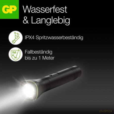 Gp: GP C107 LED Taschenlampe schwarz