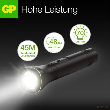 Gp: GP C107 LED Taschenlampe schwarz