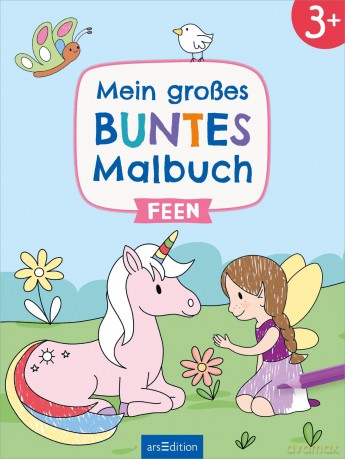Gr. buntes Malbuch: Feen