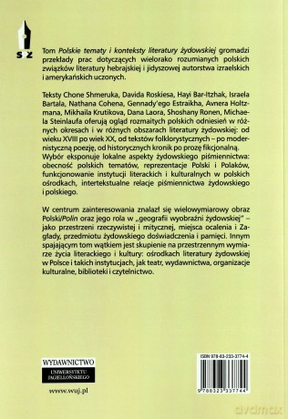 Polskie tematy i konteksty literatury żydowskiej - Eugenia Prokop-Janiec [KSIĄŻKA]