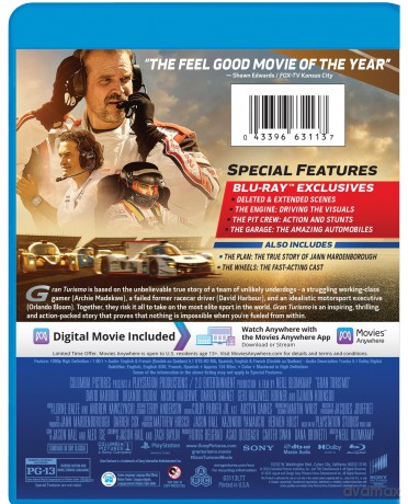 Gran Turismo [Blu-Ray]