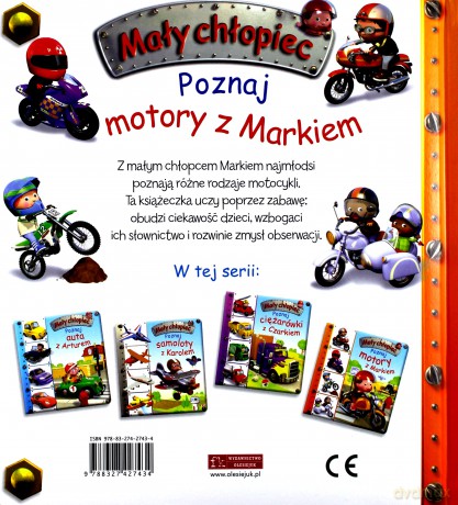 Poznaj motory z Markiem. Mały chłopiec - Emilie Beaumont, Nathalie Belineau [KSIĄŻKA]