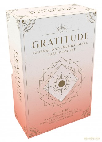 Gratitude Journal and Inspiration Card Deck Set [KSIĄŻKA]