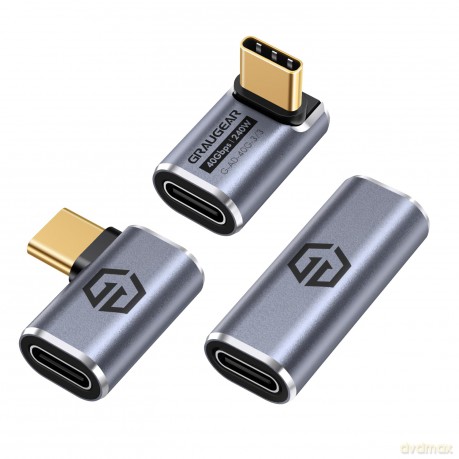 GRAUGEAR 40Gbps USB-C Adapter Aluminium