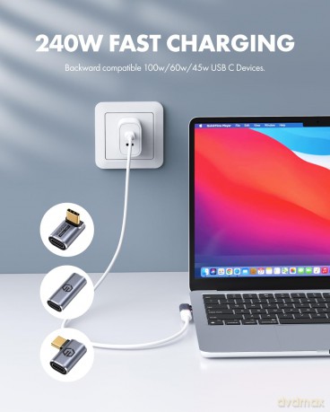 GRAUGEAR 40Gbps USB-C Adapter Aluminium
