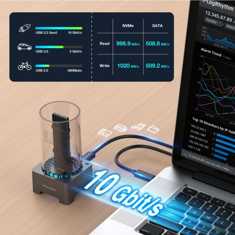 GRAUGEAR Docking Station fźr M.2NVMe/ NG