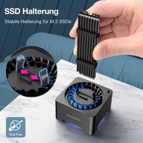 GRAUGEAR Docking Station fźr M.2NVMe/ NG