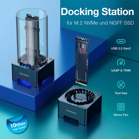 GRAUGEAR Docking Station fźr M.2NVMe/ NG