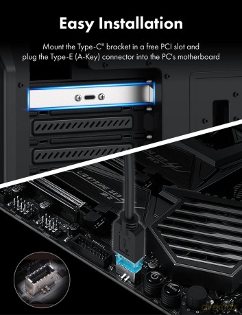GRAUGEAR Erweiterungskabel mit PCI Blend