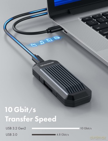 GRAUGEAR externes Gehuse M.2NVMe