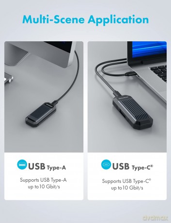 GRAUGEAR externes Gehuse M.2NVMe
