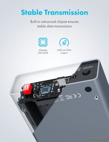 GRAUGEAR externes Raid Gehuse 2x2,5"H