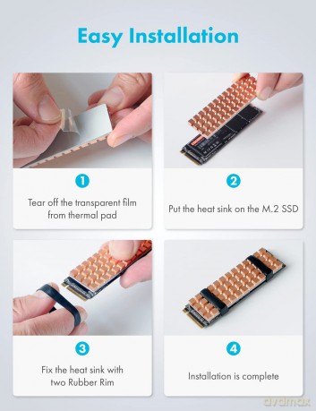 GRAUGEAR Kźhlkśrper SSD M.2 2280 Alu + K