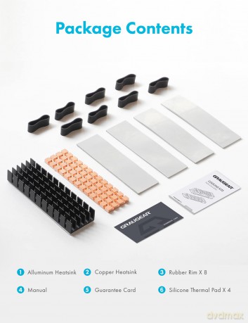 GRAUGEAR Kźhlkśrper SSD M.2 2280 Alu + K