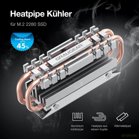 GRAUGEAR Kźhlkśrper SSD M.2 2280 retail
