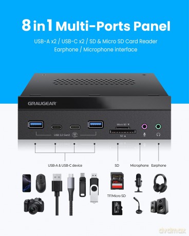 GRAUGEAR Multi Frontblende 8-Fach Karten