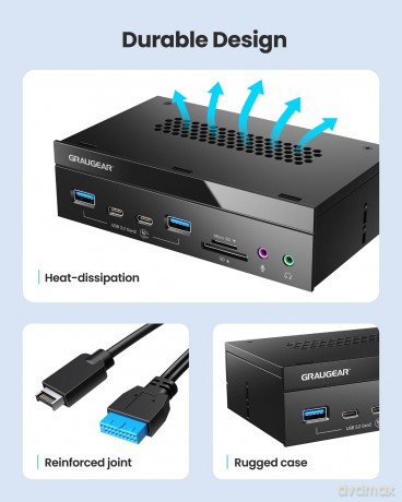 GRAUGEAR Multi Frontblende 8-Fach Karten