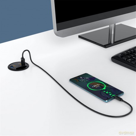 GRAUGEAR USB 3.0 Tisch Hub mit Audio- un