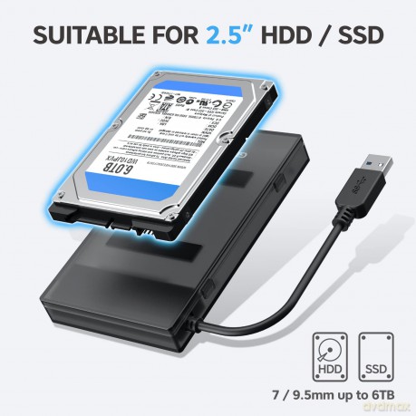 GRAUGEAR USB-A/C 3.1 Adapterkabel 2,5"