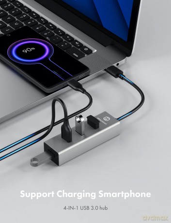 GRAUGEAR USB-HUB 4x USB 3.0 Ports Type-A