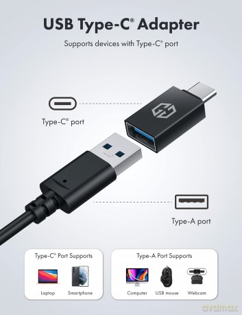 GRAUGEAR USB-HUB 4x USB 3.0, 2x Type-C u