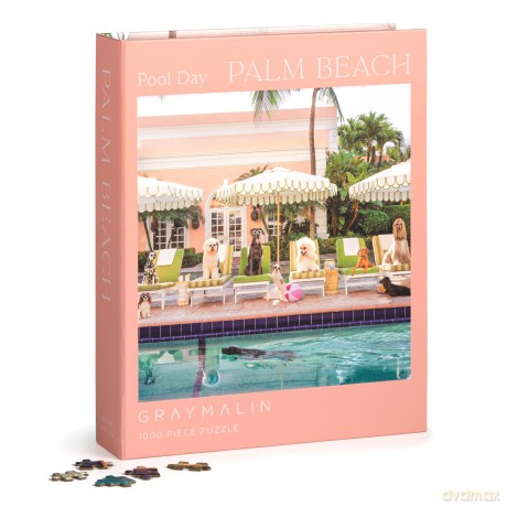 Gray Malin Palm Beach 1000 Piece Book Box Puzzle [KSIĄŻKA]