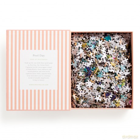 Gray Malin Palm Beach 1000 Piece Book Box Puzzle [KSIĄŻKA]