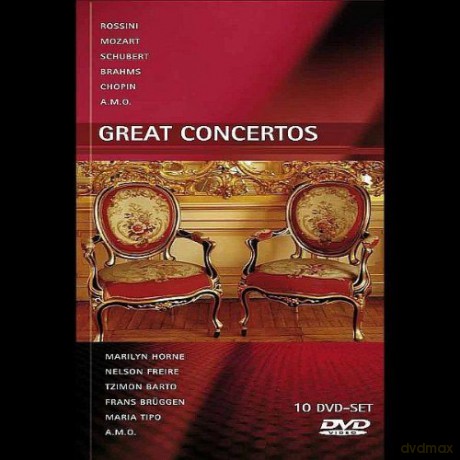 Great Concertos-Rossini,Mozart,Schubert,Brahms,Chopin [10DVD]