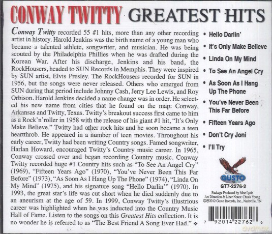 Twitty,Conway: Greatest Hits [CD]