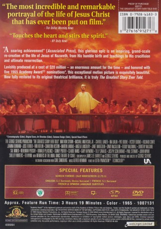 Greatest Story Ever Told [DVD]