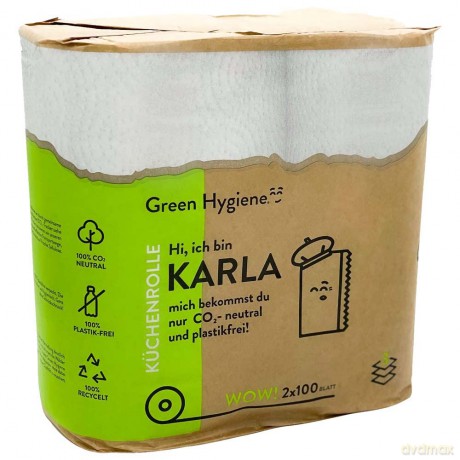 Green Hygiene Kźchenrollen KARLA 3-lagi