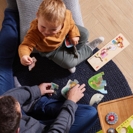 Greifpuzzle Bauernhof-Tierkinder