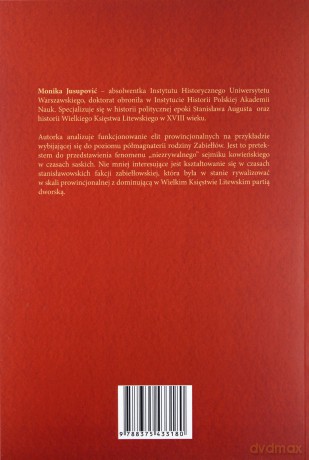 Prowincjonalna elita litewska w XVIII wieku - Monika Jusupović [KSIĄŻKA]