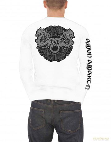 Amon Amarth: Grey Skull (White)