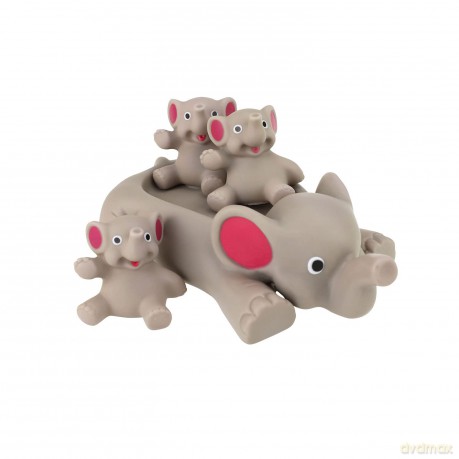 Grote Badolifant met 3 olifantjes