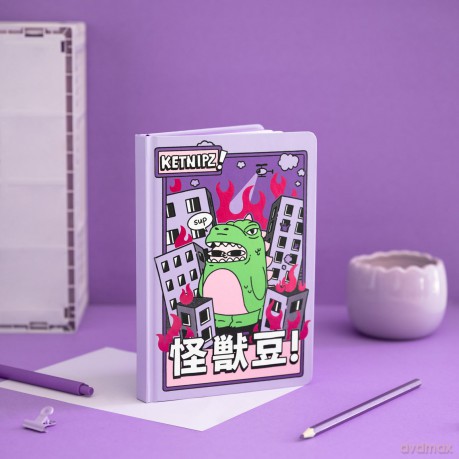 Grupo Erik Premium Notizbuch Ketnipz Notizbuch A5 Dotted - Notizbuch Klein - Rei
