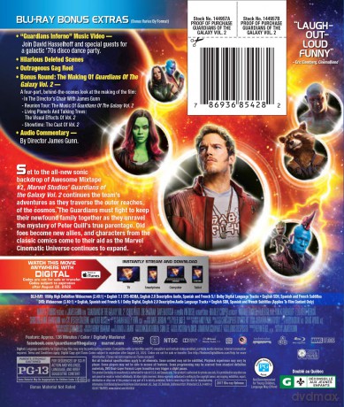 Guardians Of The Galaxy 2 [2xBlu-Ray]