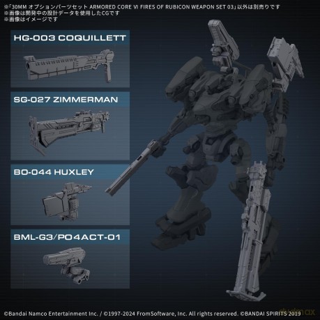 Gundam - 30mm Option Parts Set Armored C