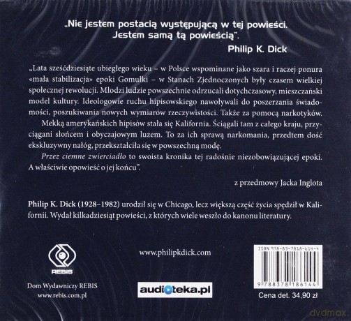 Przez ciemne zwierciadło - Philip K. Dick [AUDIOBOOK] [CD-MP3]