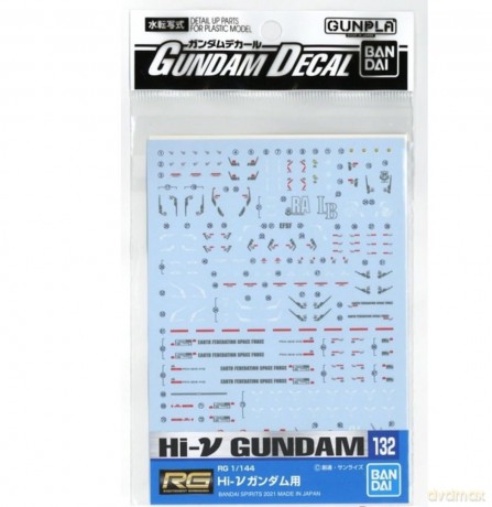 GUNDAM - Gundam Decal 132 RG 1/144 Hi-vG