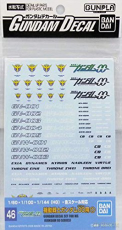 GUNDAM - GUNDAM DECAL 46 - Gundam oo Mul