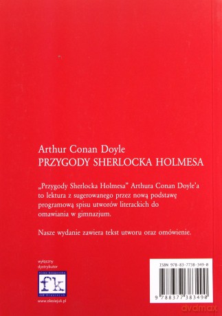 Przygody Sherlocka Holmesa. Lektura z opracowaniem - Arthur Conan Doyle [KSIĄŻKA]
